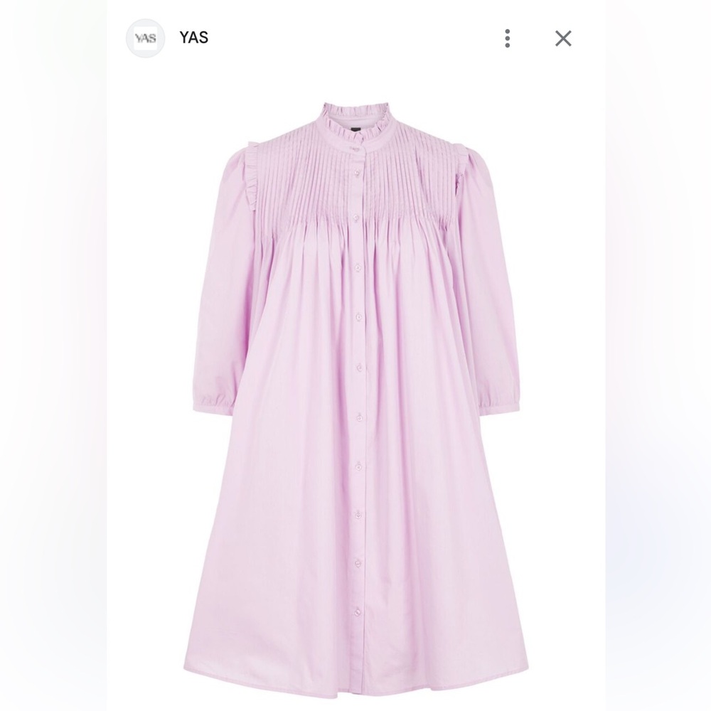YAS Robbia Dress Violet Purple Size EU Large Brand New with Tags